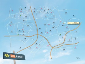 Bartley Ridge Location Map