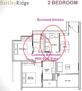 Bartley Ridge Floor Plan 2 Bedroom