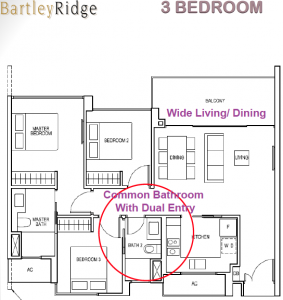 Bartley Ridge Floor Plan 3 Bedroom